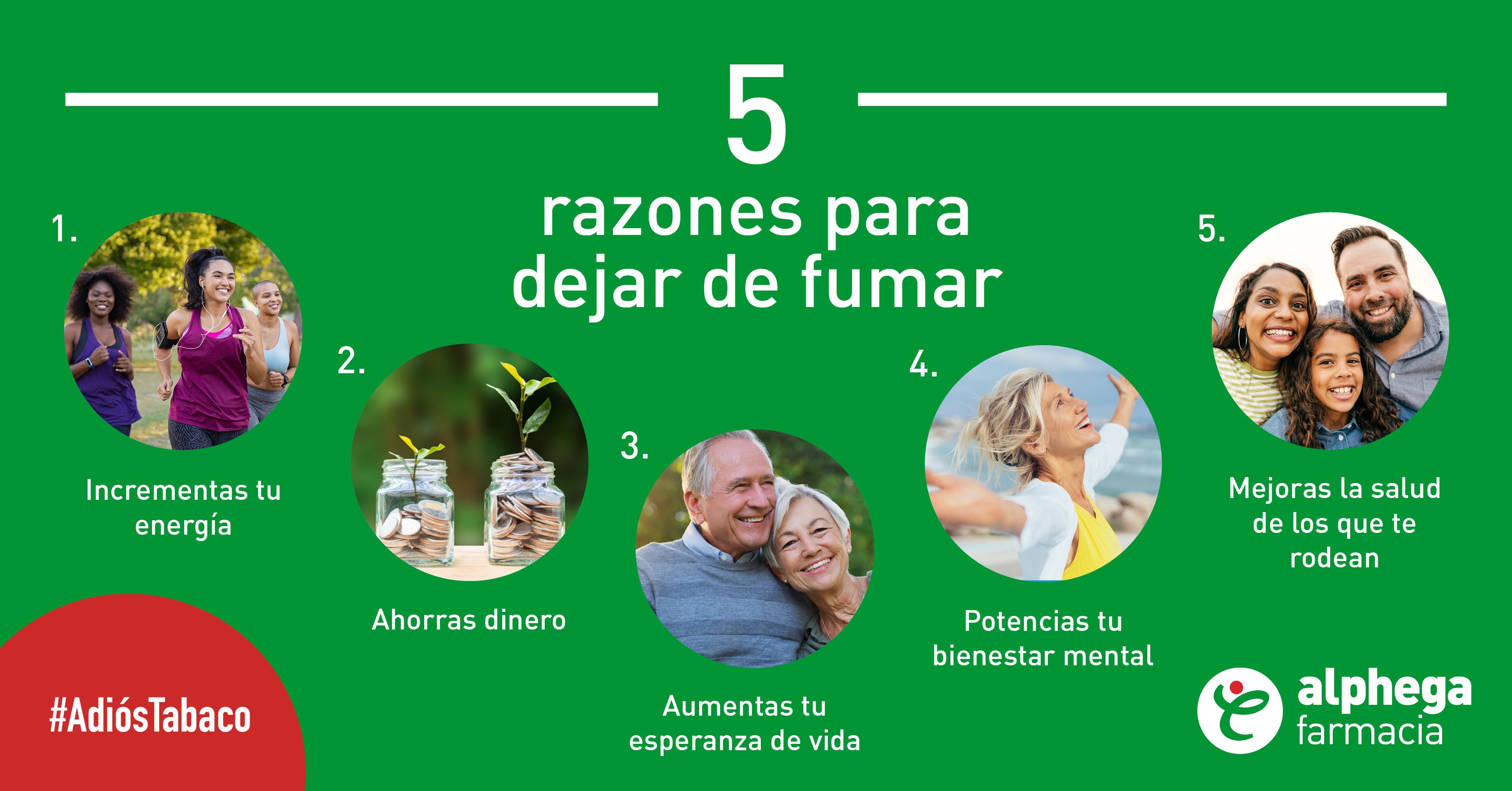 5 razones para dejar de fumar