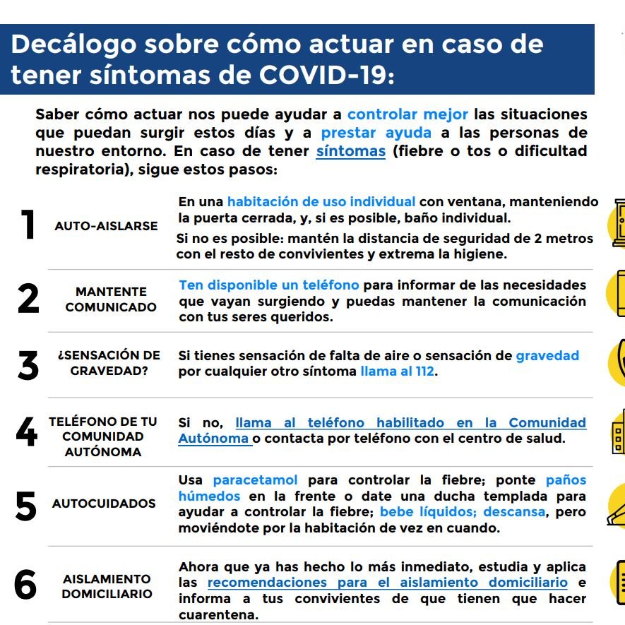 covid ministerios